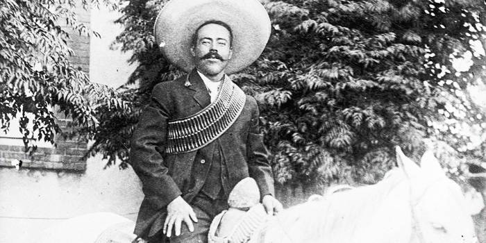 Pancho Villa with bandolier unknown location or date-2013 iPhone