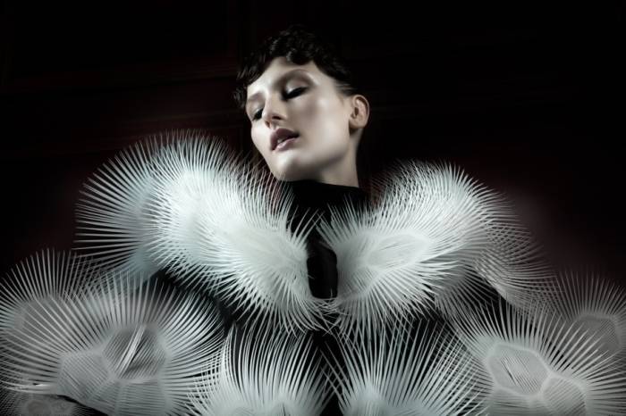 Textured clothing designby Iris van Herpen